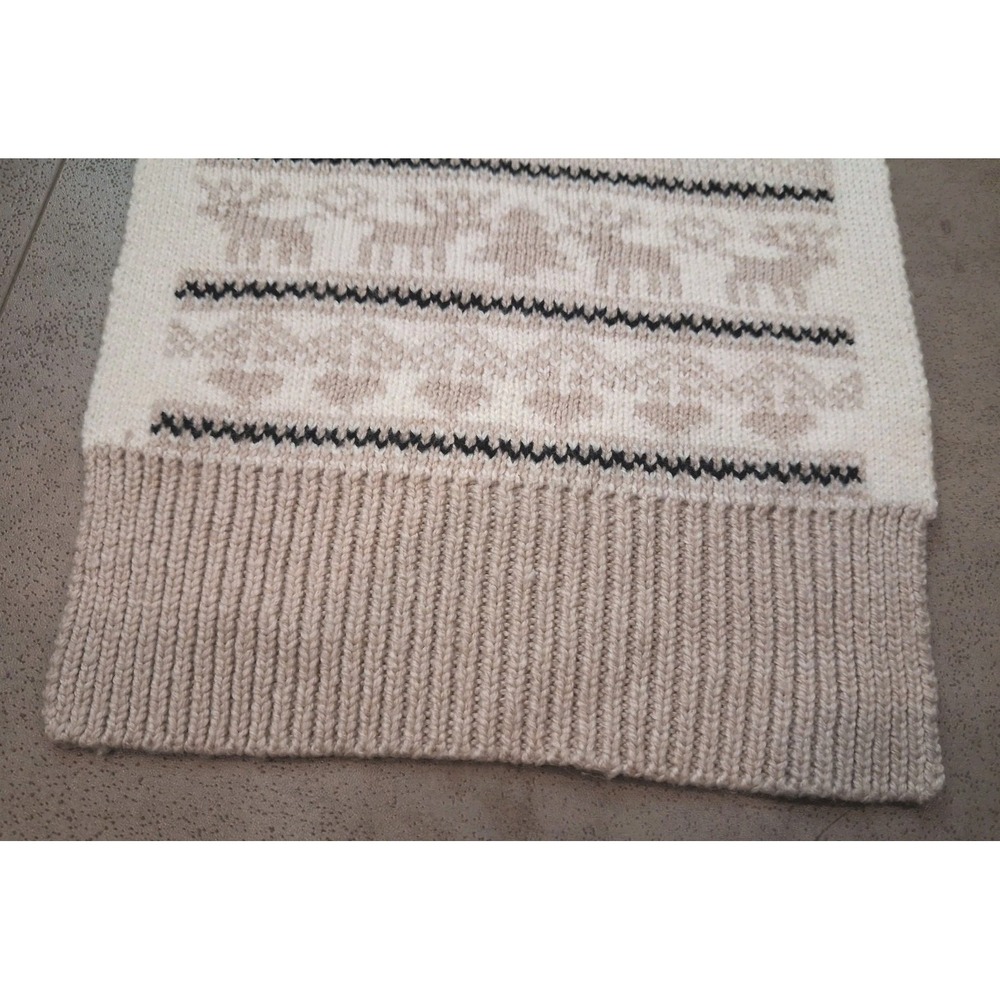 Talbots Christmas Print Scarf Outdoors Hiking Winter - Picture 4 of 9